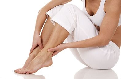 Women get rid of varicose veins on the lower part of the legs