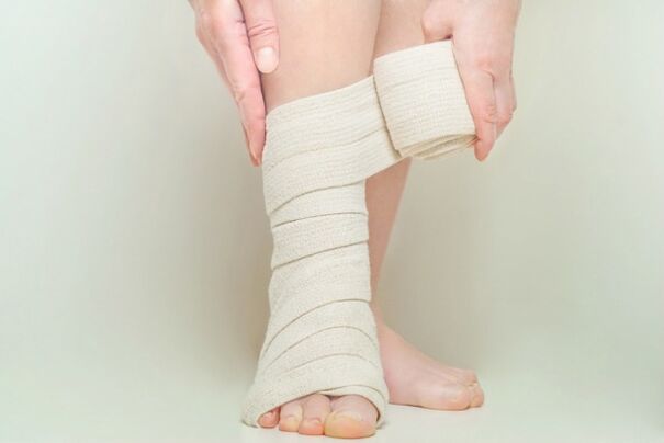 postoperative compression bandages for varicose veins